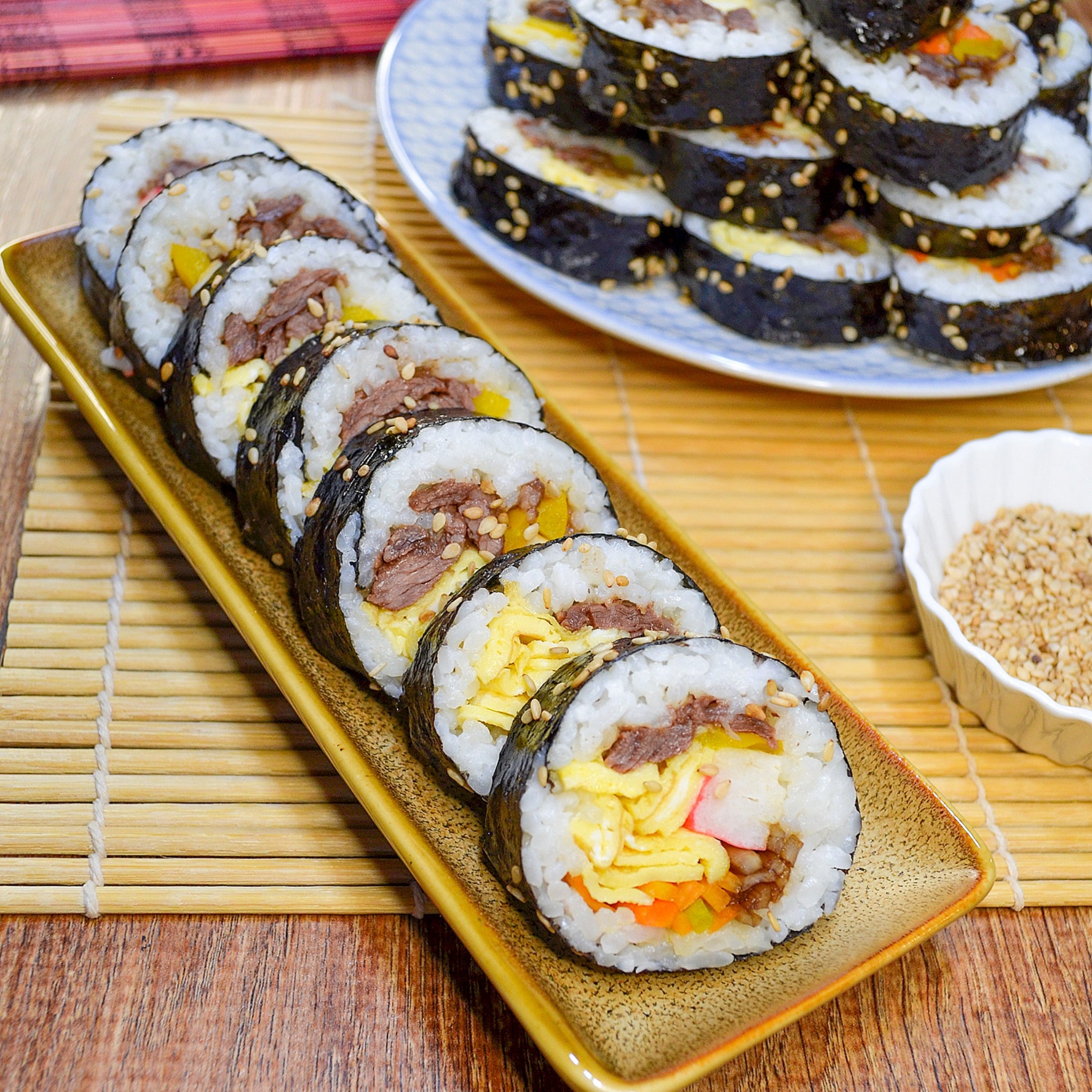 Photo of the Kimbap: popular food Korea (Korean sushi) – recipe of Kimbap: popular food Korea (Korean sushi) on DeliRec