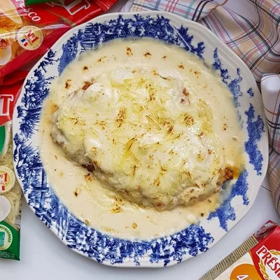 Recipe of Chicken with Four Cheese Sauce on the DeliRec recipe website