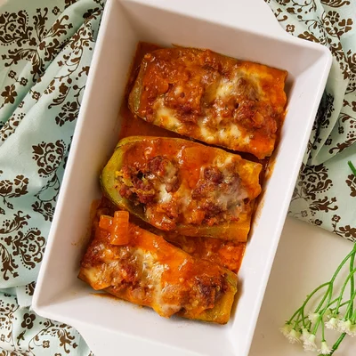 Recipe of Stuffed Zucchini on the DeliRec recipe website