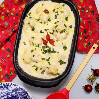 Recipe of gratin cauliflower on the DeliRec recipe website