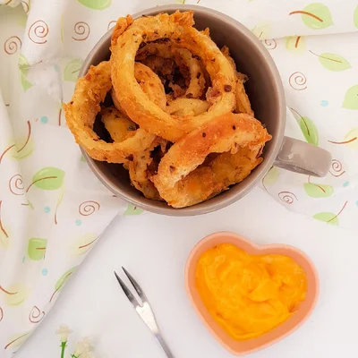 Recipe of Breaded Onion Rings on the DeliRec recipe website