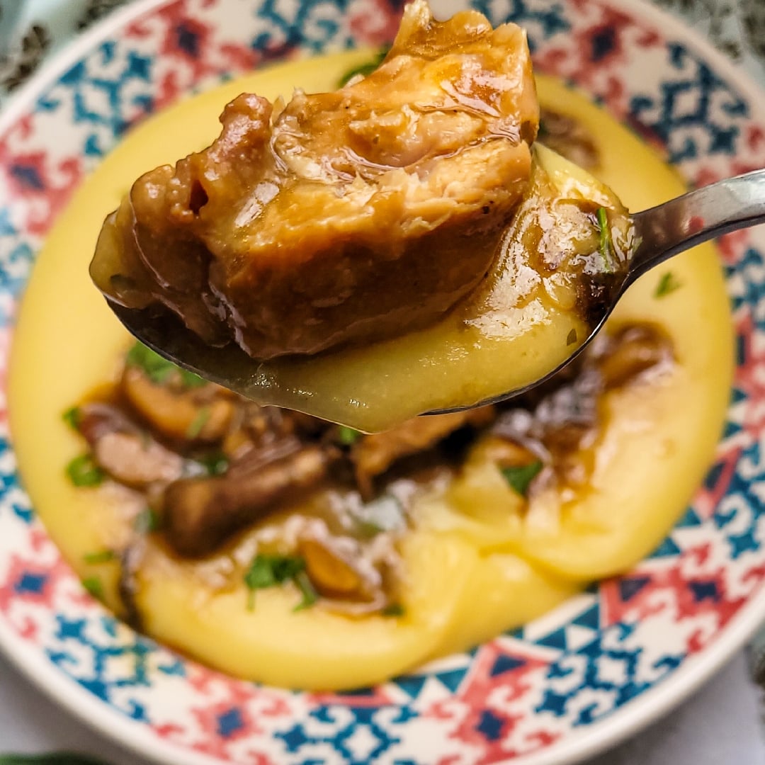 Photo of the Polenta and Chicken in Caracu Beer – recipe of Polenta and Chicken in Caracu Beer on DeliRec