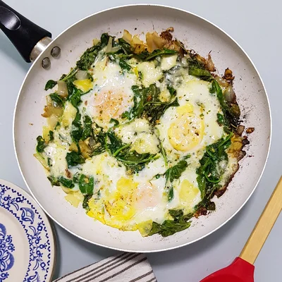 Recipe of watercress with egg on the DeliRec recipe website