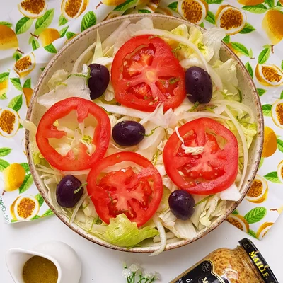 Recipe of Salad with Mustard Sauce on the DeliRec recipe website