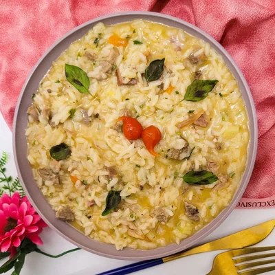 Recipe of risotto with shank on the DeliRec recipe website