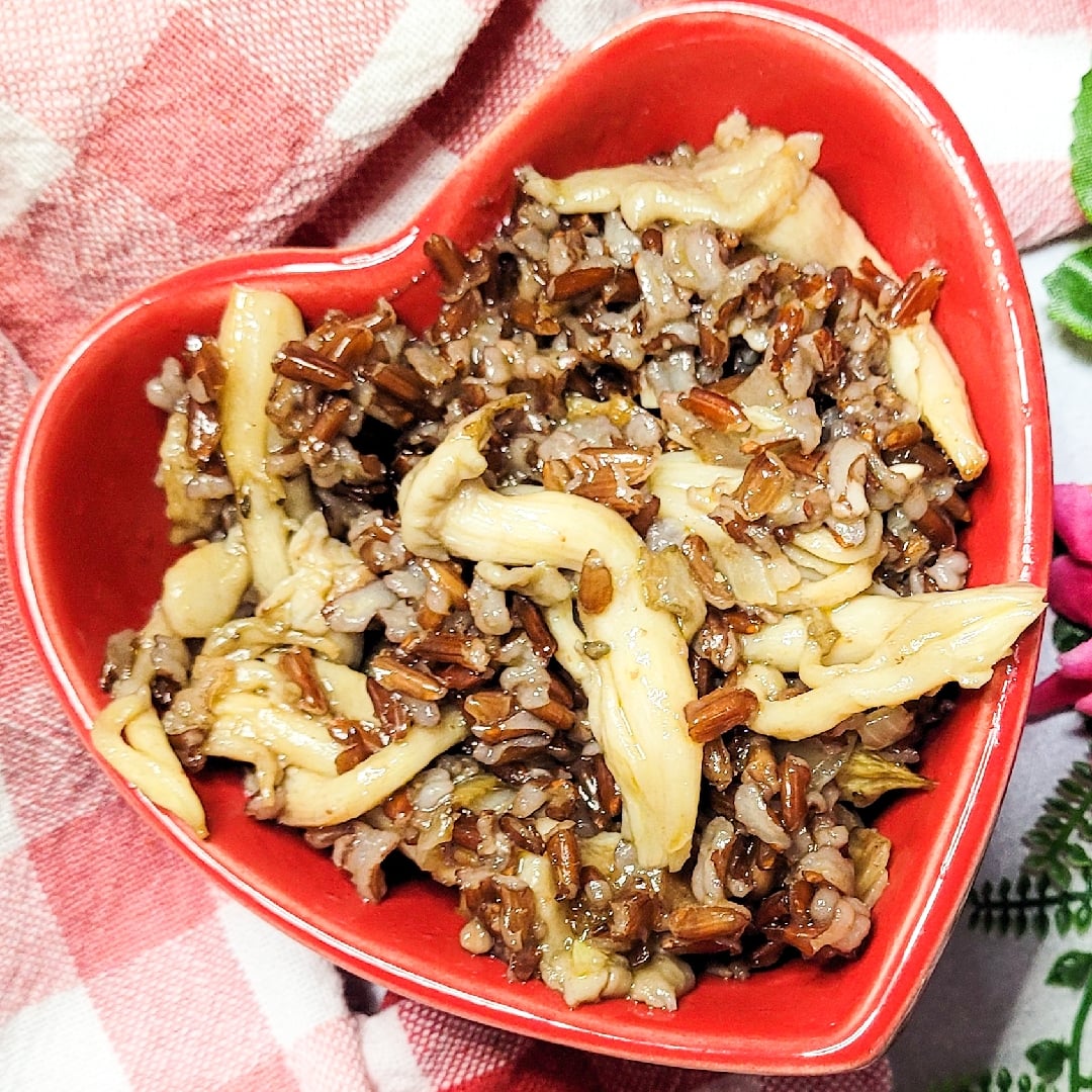Photo of the Red Rice with Shimeji – recipe of Red Rice with Shimeji on DeliRec