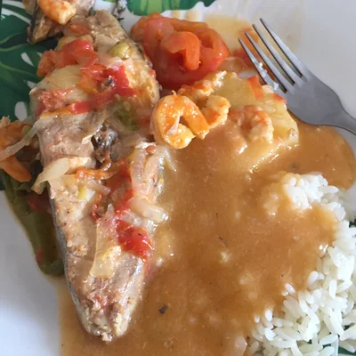 Recipe of Coconut fish with shrimp sauce - GUIA NOSSA ALAGOAS on the DeliRec recipe website
