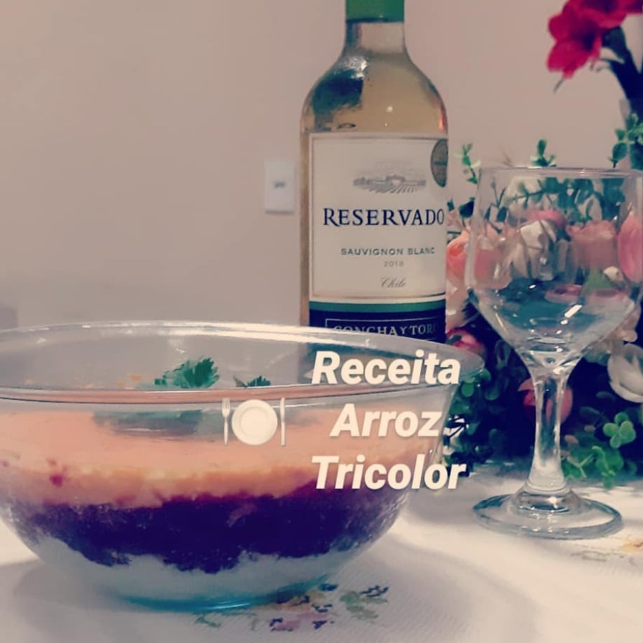 Photo of the tricolor rice – recipe of tricolor rice on DeliRec