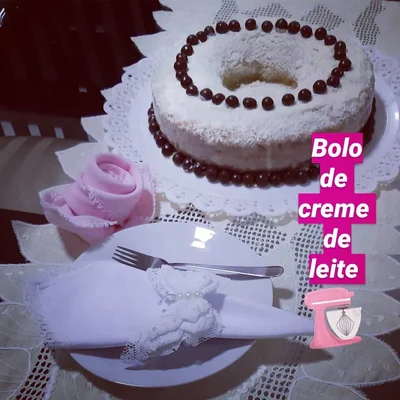 Recipe of Milk Cream Cake on the DeliRec recipe website