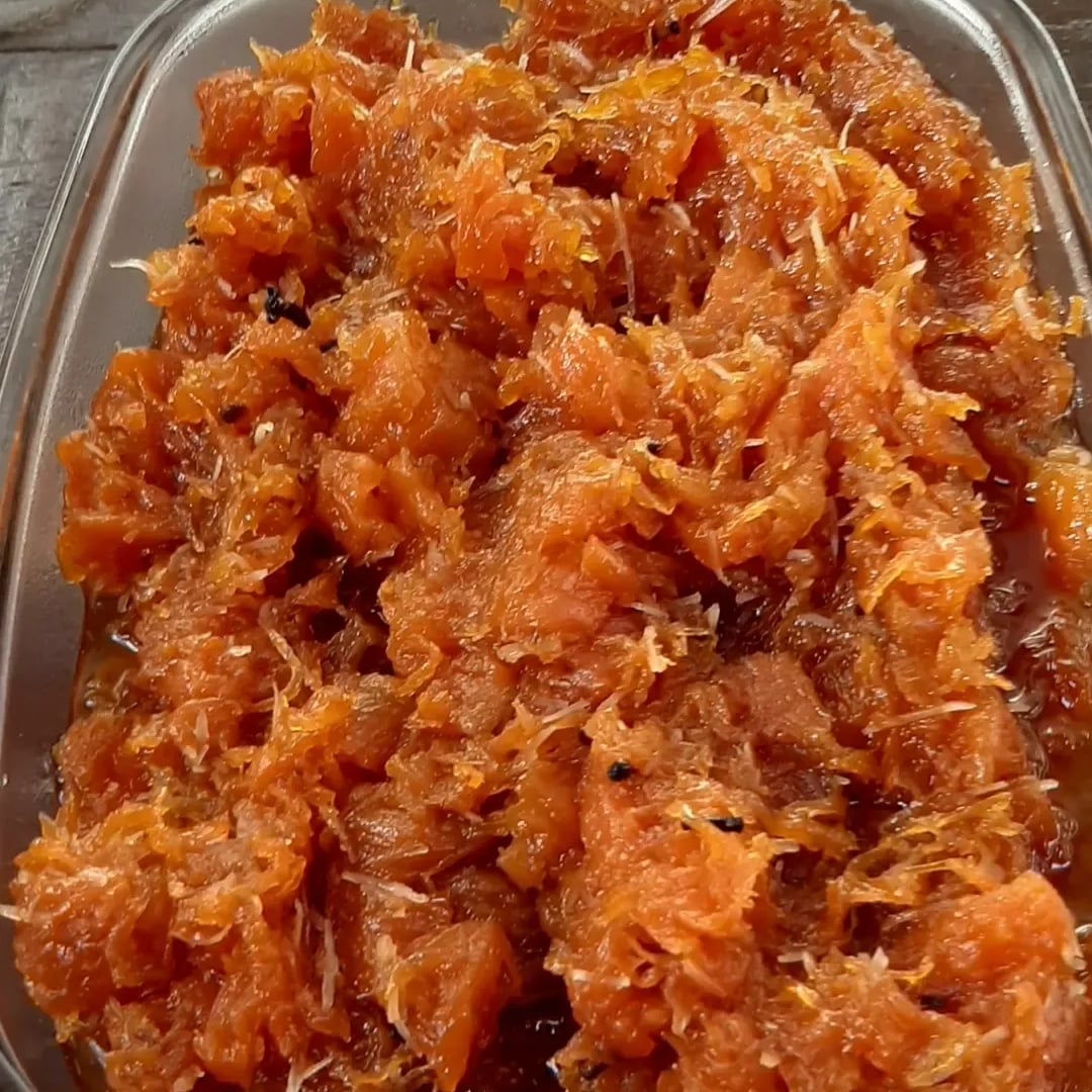 Photo of the Pumpkin candy with coconut – recipe of Pumpkin candy with coconut on DeliRec