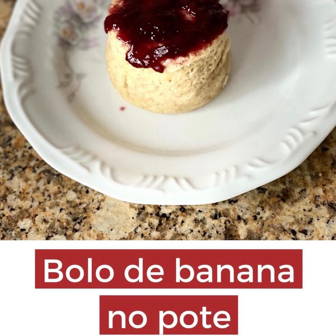 Foto da Bolo de banana no pote  - receita de Bolo de banana no pote  no DeliRec