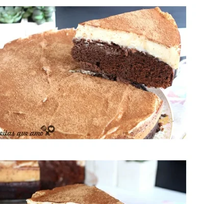 Recipe of Chocolate cake with creamy powdered milk frosting on the DeliRec recipe website