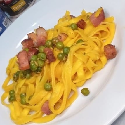 Photo of the Macaroni with Peas and Bacon – recipe of Macaroni with Peas and Bacon on DeliRec