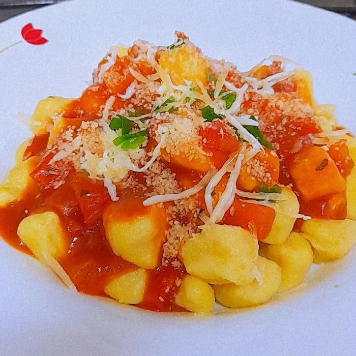 Photo of the Potato gnocchi in juice – recipe of Potato gnocchi in juice on DeliRec