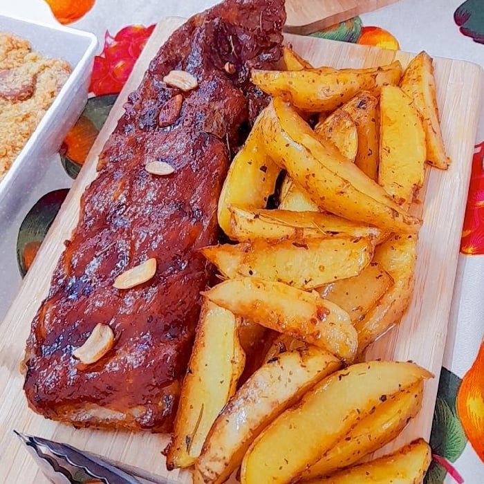 Photo of the Roast Pork Ribs in BBQ Sauce – recipe of Roast Pork Ribs in BBQ Sauce on DeliRec
