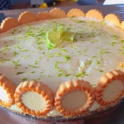Receita de Torta de limão com bolacha tortinha no site de receitas DeliRec