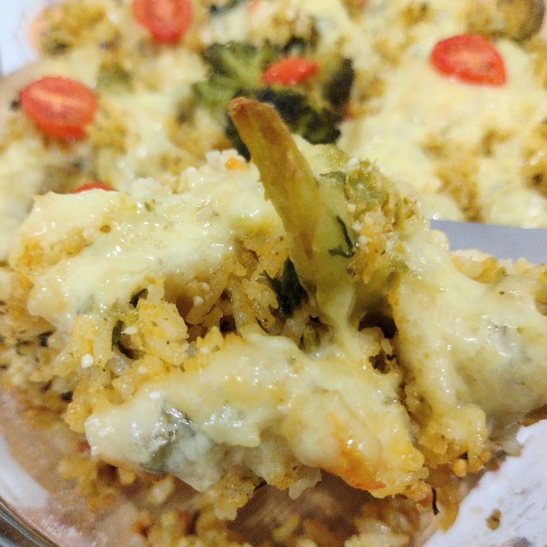 Photo of the Baked rice with vegetables and cheese. – recipe of Baked rice with vegetables and cheese. on DeliRec