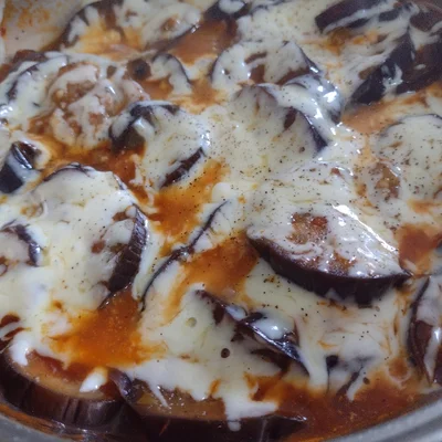 Recipe of Eggplant lasagna in the skillet on the DeliRec recipe website