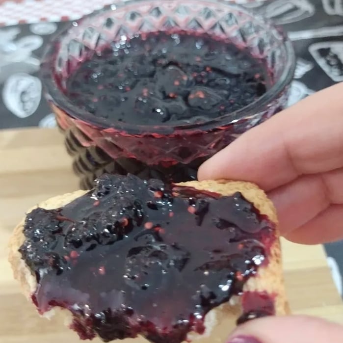 Photo of the Blackberry Jelly with Moça's Finger Pepper (you can use the fruit of your choice) – recipe of Blackberry Jelly with Moça's Finger Pepper (you can use the fruit of your choice) on DeliRec