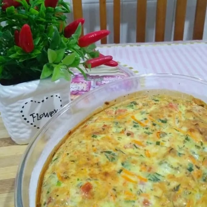 Foto da Omelete de forno com legumes  - receita de Omelete de forno com legumes  no DeliRec