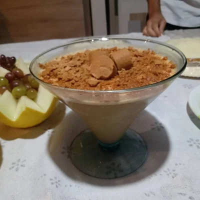Recipe of paçoca mousse on the DeliRec recipe website