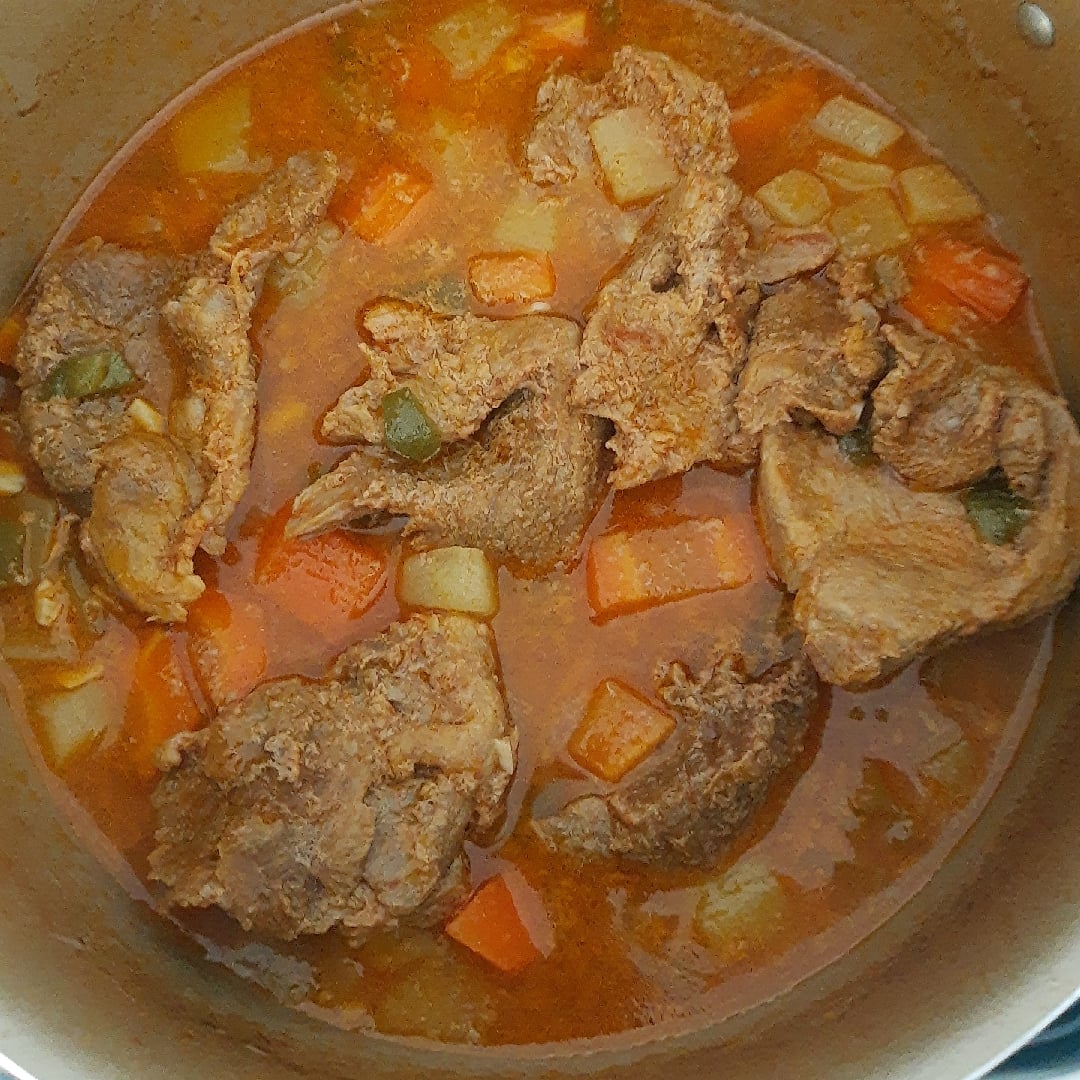 Foto da Carne de porco cozida ao molho - receita de Carne de porco cozida ao molho no DeliRec