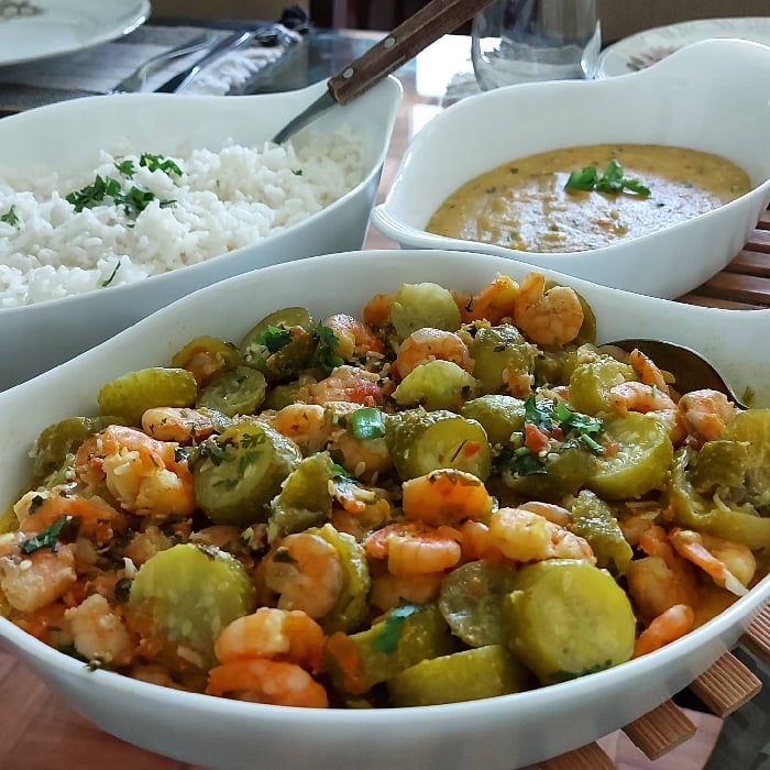 Photo of the Maxixi with shrimp 🦐 – recipe of Maxixi with shrimp 🦐 on DeliRec