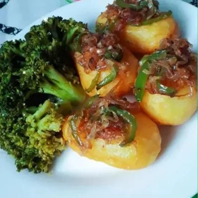 Recipe of Golden Potato with Broccoli on the DeliRec recipe website