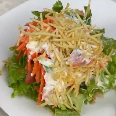Recipe of creamy salad on the DeliRec recipe website