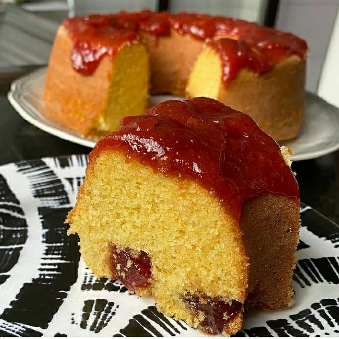 Foto aus dem Maismehlkuchen - Maismehlkuchen Rezept auf DeliRec