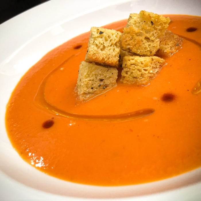 Photo of the Roasted Vegetable Gazpacho – recipe of Roasted Vegetable Gazpacho on DeliRec