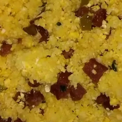 Recipe of Homemade couscous with pepperoni on the DeliRec recipe website
