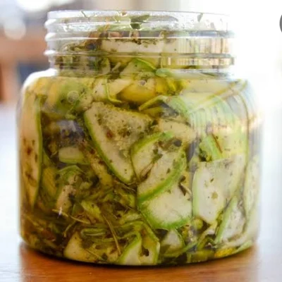 Recipe of zucchini vinaigrette on the DeliRec recipe website