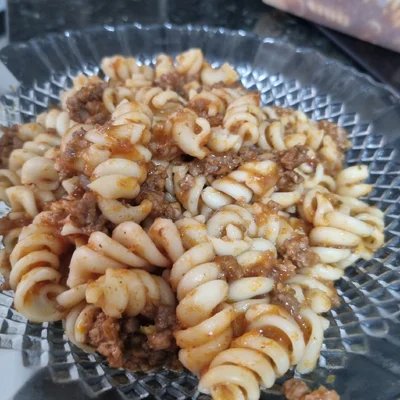 Recipe of pasta with Bolognese sauce on the DeliRec recipe website