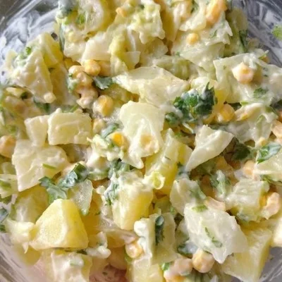 Recipe of Potato and cabbage salad on the DeliRec recipe website