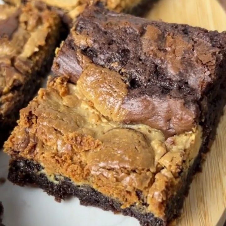 Photo of the BROWNIE WITH PEANUT PASTE – recipe of BROWNIE WITH PEANUT PASTE on DeliRec