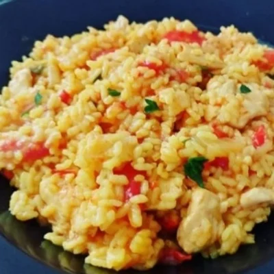 Recette de riz coloré sur le site de recettes DeliRec