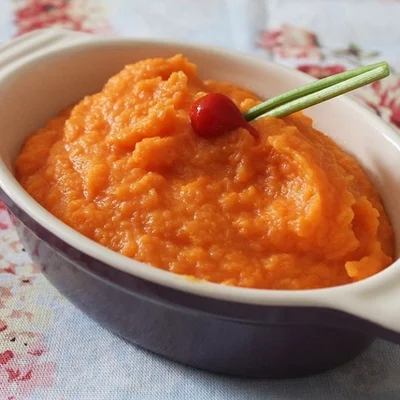 Recipe of carrot puree on the DeliRec recipe website