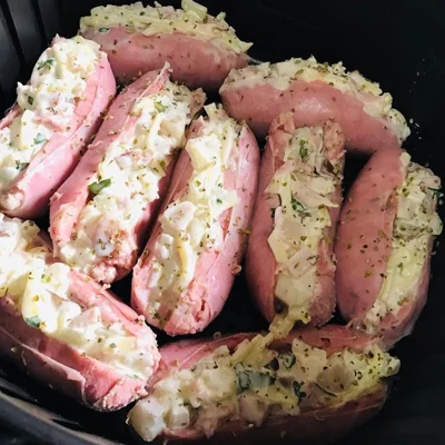 Recipe of Stuffed sausage in the Air Fryer on the DeliRec recipe website