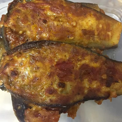 Recipe of oven-baked eggplant on the DeliRec recipe website