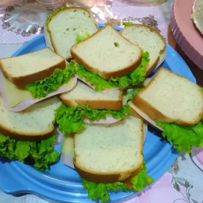 Recipe of Wholemeal bread sandwich on the DeliRec recipe website