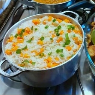 Photo of the White rice with chives and carrots – recipe of White rice with chives and carrots on DeliRec