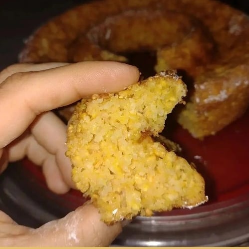Photo of the Flocão cake with 4 ingredients – recipe of Flocão cake with 4 ingredients on DeliRec