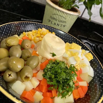 Recipe of Mayonnaise salad 🥗 on the DeliRec recipe website