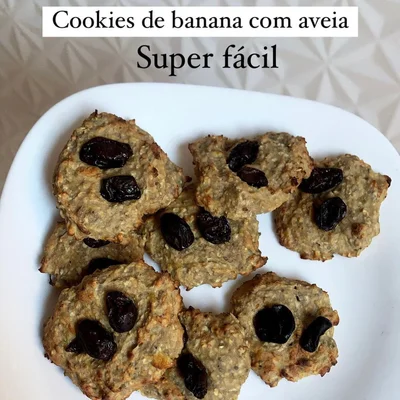 Recipe of Banana and oat cookies on the DeliRec recipe website