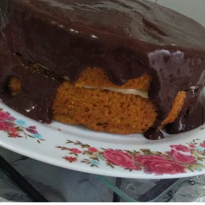 Recipe of healthy carrot cake on the DeliRec recipe website