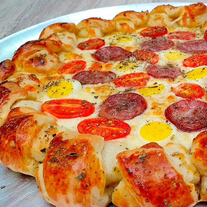 Photo of the bread pizza – recipe of bread pizza on DeliRec