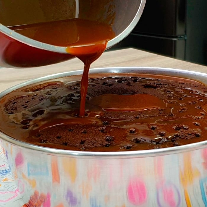 Foto da Bolo de chocolate com caramelo  - receita de Bolo de chocolate com caramelo  no DeliRec