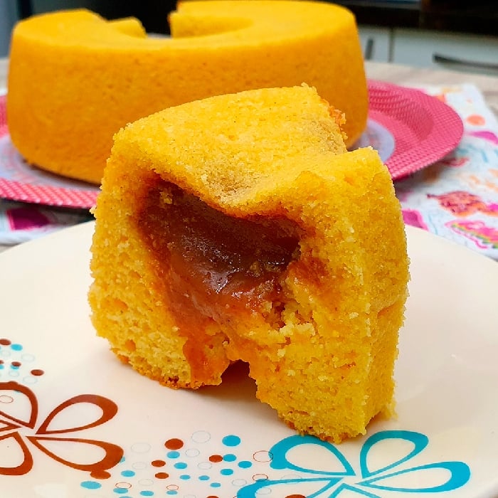 Photo of the stuffed fuba cake – recipe of stuffed fuba cake on DeliRec