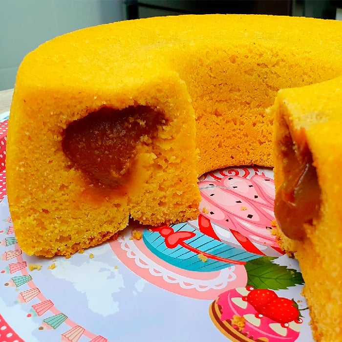 Photo of the stuffed fuba cake – recipe of stuffed fuba cake on DeliRec